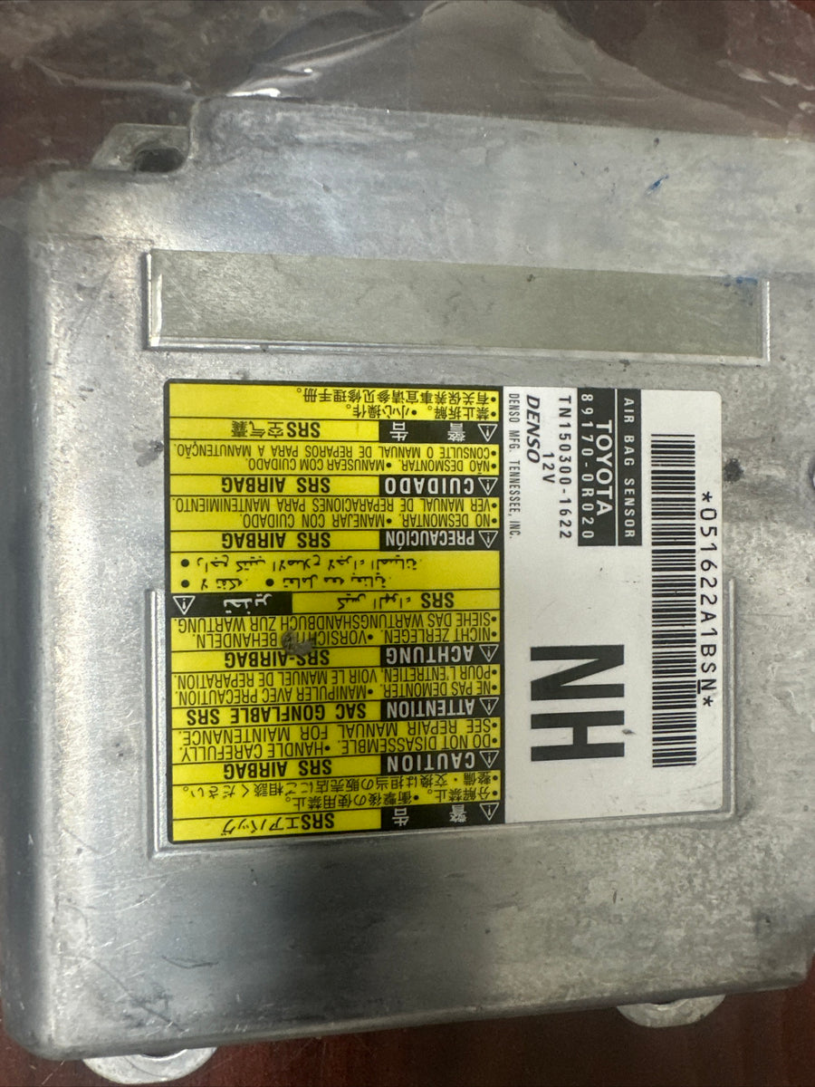 TOYOTA RAV4 SRS CONTROL MOUDULE UNIT PN: 89170-0R020 (P) – Airbag