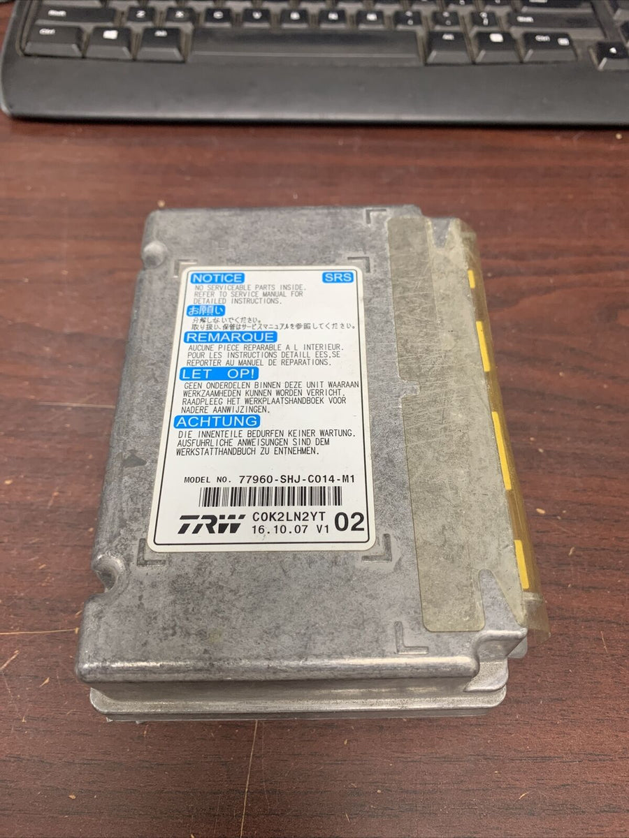 HONDA ODYSSEY AIRBAG CONTROL MODULE P/N 77960SHJC014M1 (P) Airbag