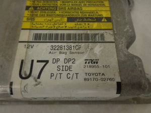 Toyota Corolla Airbag Control Module PN: 8917002760 (P)