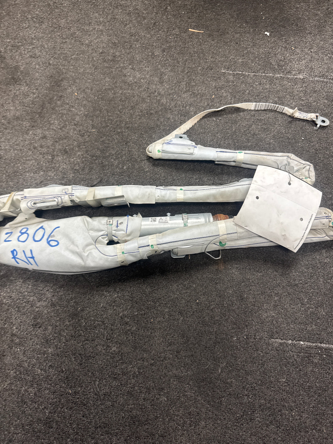 2014-2016 MITSUBISHI MIRAGE FRONT RIGHT PASSENGER CURTAIN AIRBAG (RH) (P)