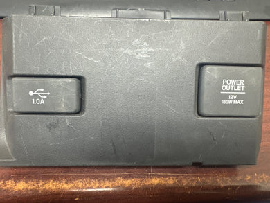 2016-2021 HONDA CIVIC CENTER CONSOLE TRIM POWER OUTLET (P) PN:77240-TBA-A0