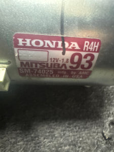 2016-2021 ACURA ILX ENGINE STARTER MOTOR (P) PN: SM-74025