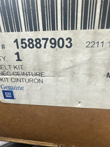 2003-2007 SATURN ION FRONT LEFT DRIVER SEATBELT (LH)P GRAY PN:15887903