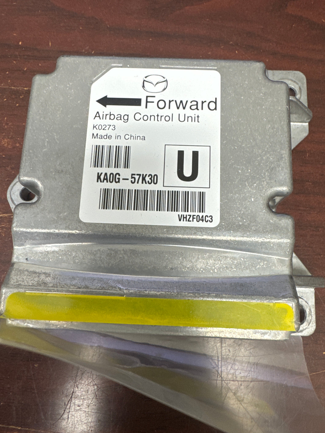 MAZDA CX-5 AIRBAG CONTROL MODULE PN: KA0G-57K30 (P)