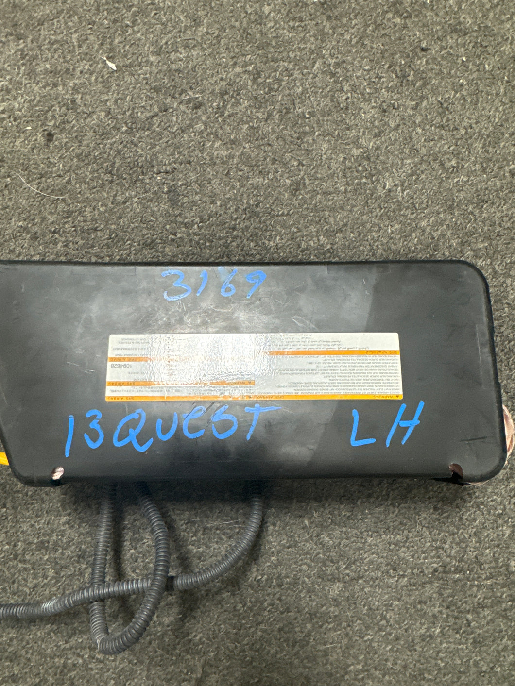 2011-2017 NISSAN QUEST FRONT LEFT DRIVER SEAT AIRBAG (LH) (P)