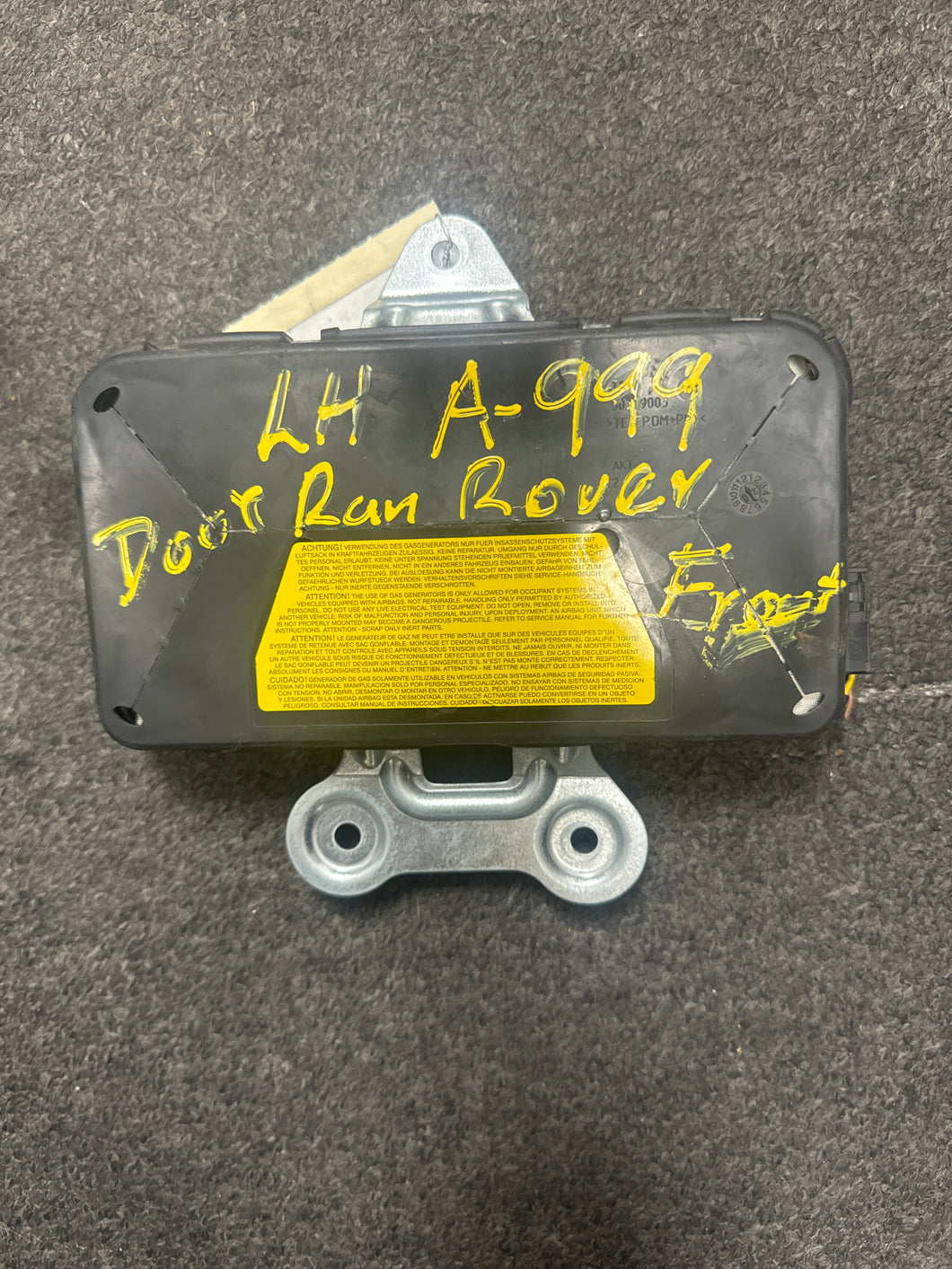 2003-2006 RANGE ROVER LR322 FRONT LEFT DRIVER DOOR AIRBAG (LH) (P)