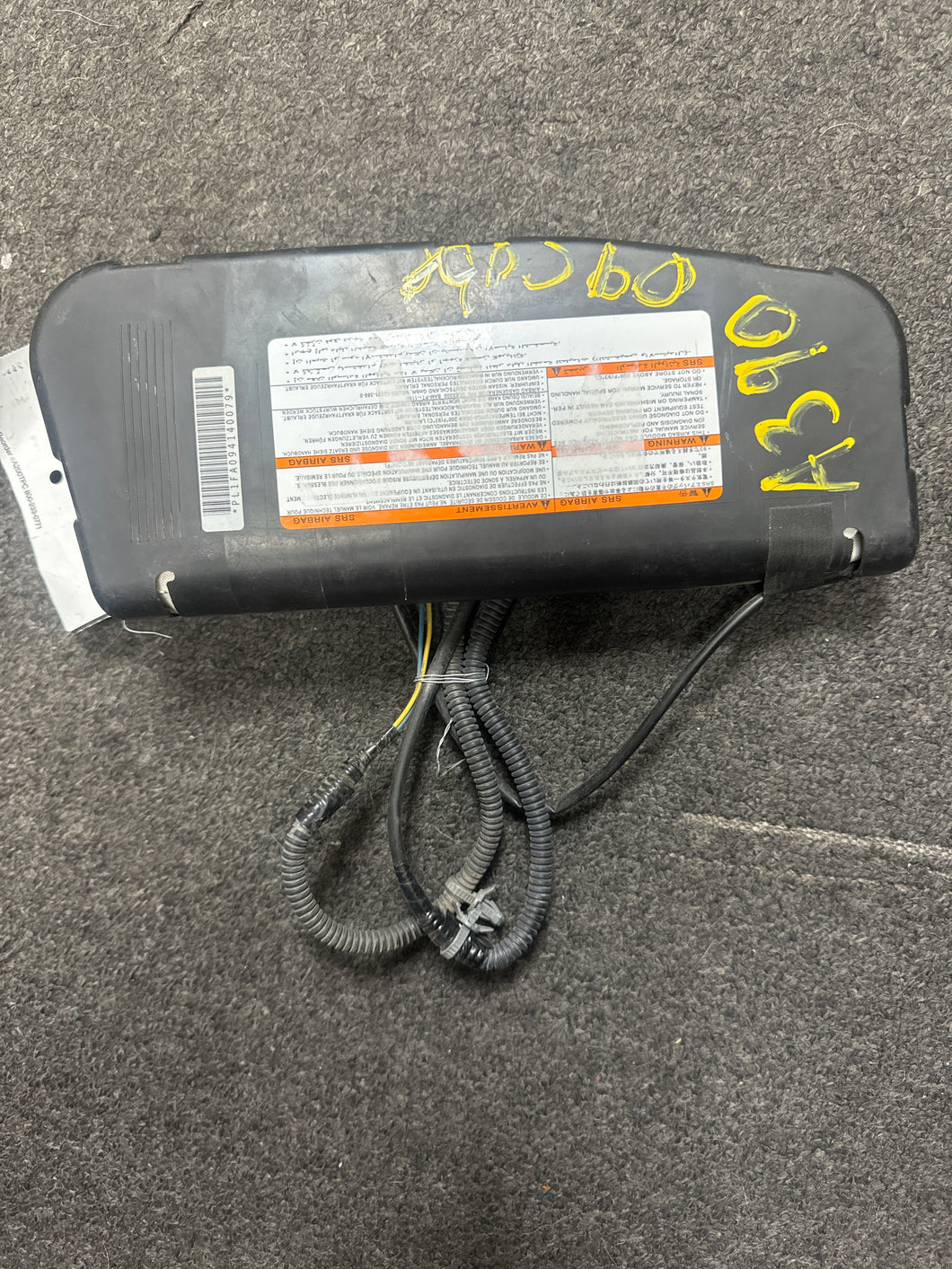 2009-2014 NISSAN CUBE FRONT LEFT DRIVER SEAT AIRBAG (LH) (P)