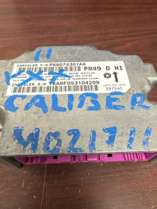 DODGE CALIBER AIRBAG CONTROL MODULE PN: P68074301AA (P)