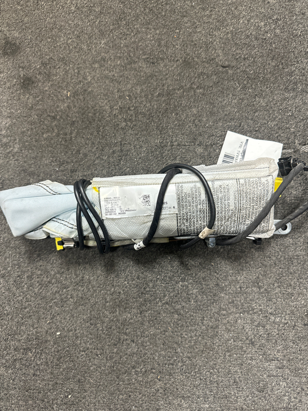 2012-2019 VOLKSWAGEN PASSAT FRONT RIGHT PASSENGER SEAT AIRBAG (RH) (P)
