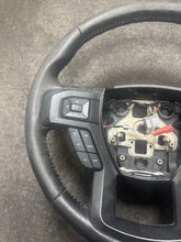 Load image into Gallery viewer, 2015-2020 2015-2020 FORD F150 BLACK LEATHER STEERING WHEEL W/O BUTTONS (P)