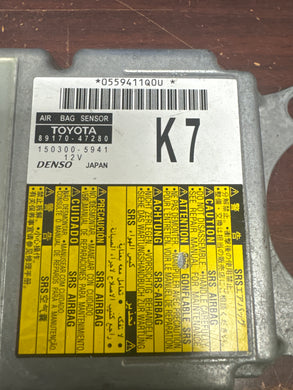 TOYOTA PRIUS AIRBAG CONTROL MODULE PN: 89170-47280 (P)