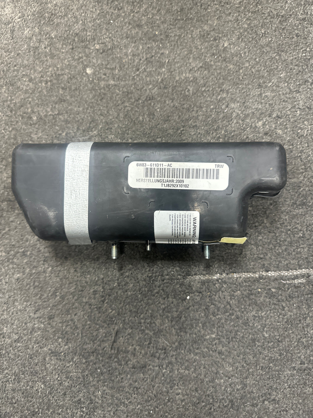 2006-2014 JAGUAR XK PASSENGER SEAT AIRBAG (RH) (P)