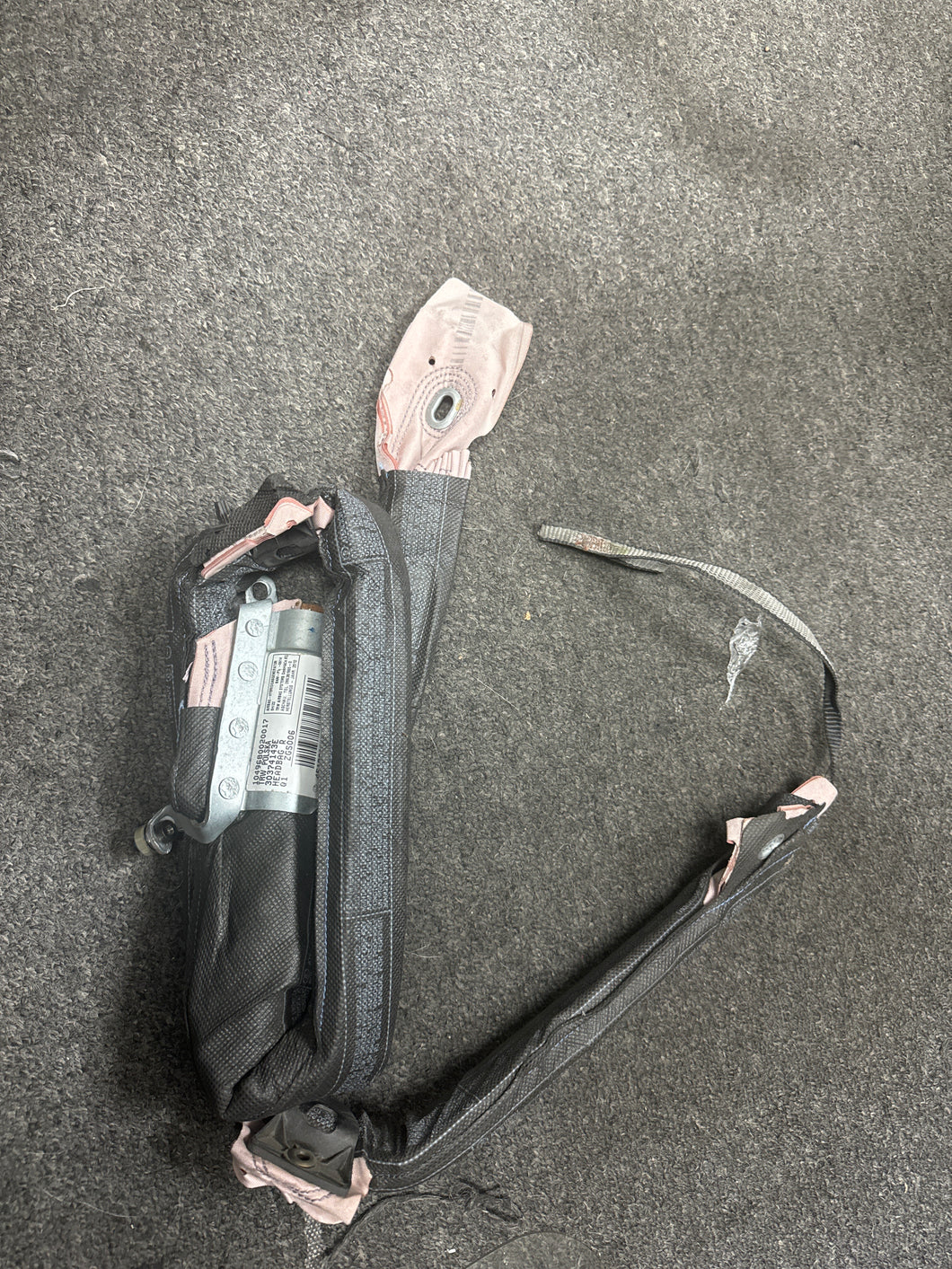 2008-2014 SMART CAR FORTWO PASSENGER ROOF CURTAIN AIRBAG (RH) (P)