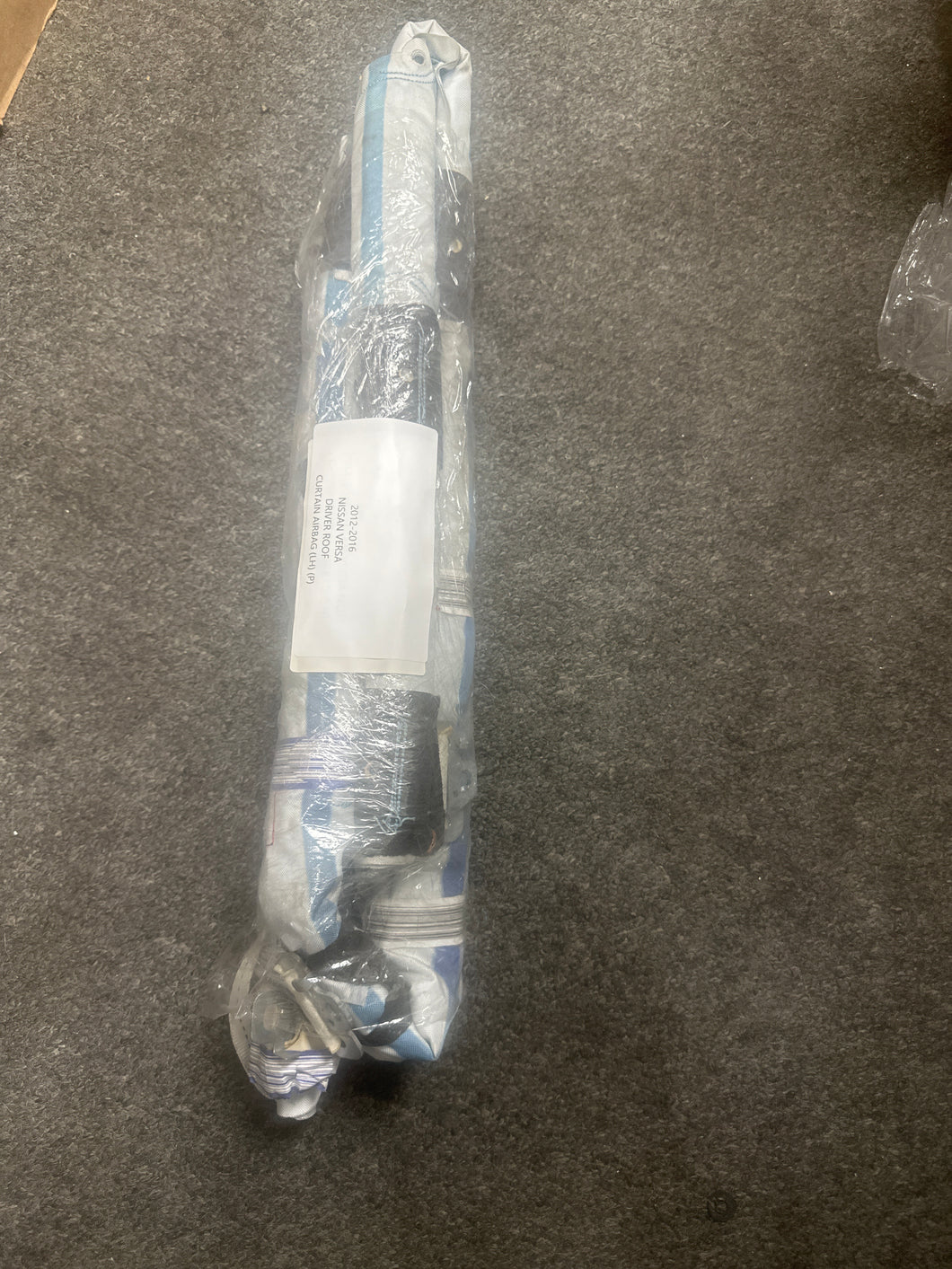 2012-2016 NISSAN VERSA DRIVER ROOF CURTAIN AIRBAG (LH) (P)
