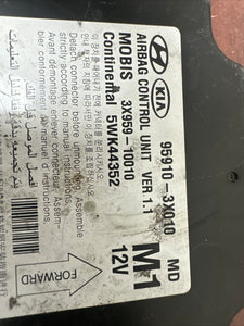 HYUNDAI ELANTRA AIRBAG CONTROL MODULE UNIT (P)PN: 95910-3X010