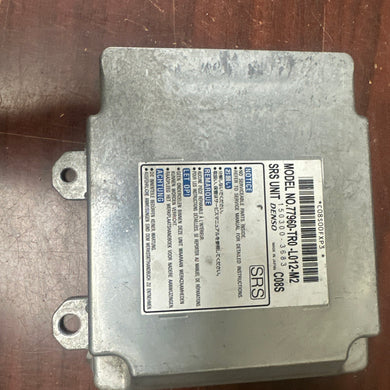 HONDA CIVIC SRS CONTROL MODULE UNIT PN: 77960-TR0-L012-M2(P)