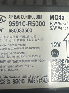 KIA SORENTO AIRBAG CONTROL MODULE PN: 95910-R5000 (P)