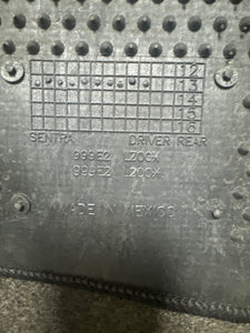 2013-2019 NISSAN SENTRA REAR DRIVER CARPET MAT (LH) (P) PN: 999E2 L200
