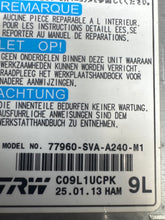 Load image into Gallery viewer, HONDA CIVIC AIRBAG CONTROL MODULE PN: 77960-SVA-A240-M1 (P)