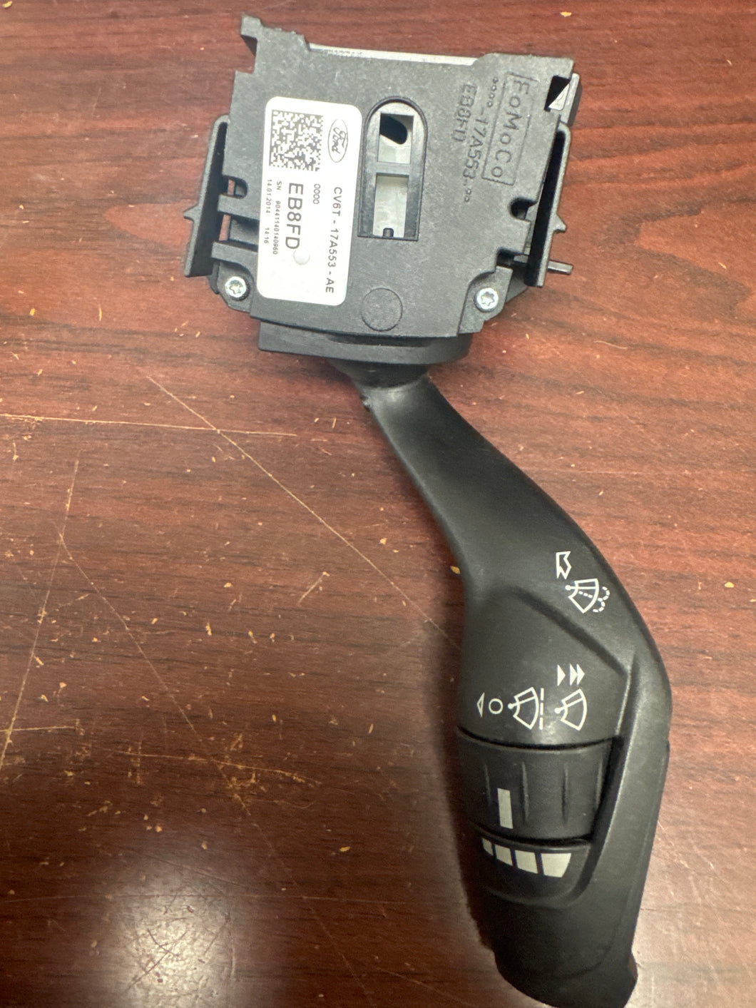 2012-2018 FORD FOCUS STEERING COLUMN WINDSHIELD WIPER SWITCH (P)PN: CV6T-17A553-AE