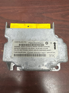 DODGE DURANGO AIRBAG CONTROL MODULE PN: P56043293AH (P)