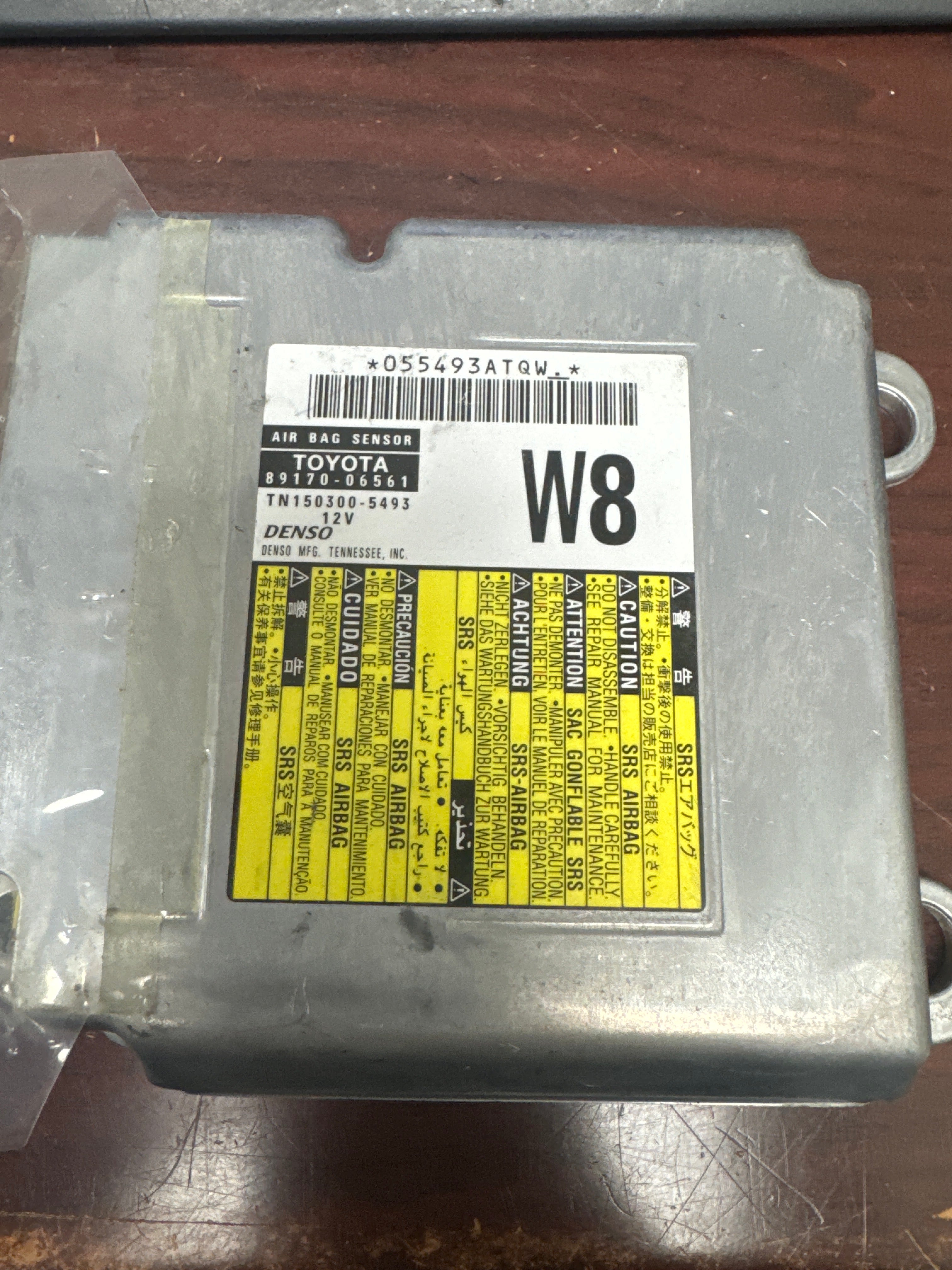 TOYOTA CAMRY AIRBAG CONTROL MODULE PN: 89170-06561 (P) – Airbag