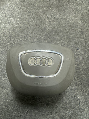 2013-2016 AUDI Q5 DRIVER STEERING WHEEL AIRBAG (GRAY) (P)