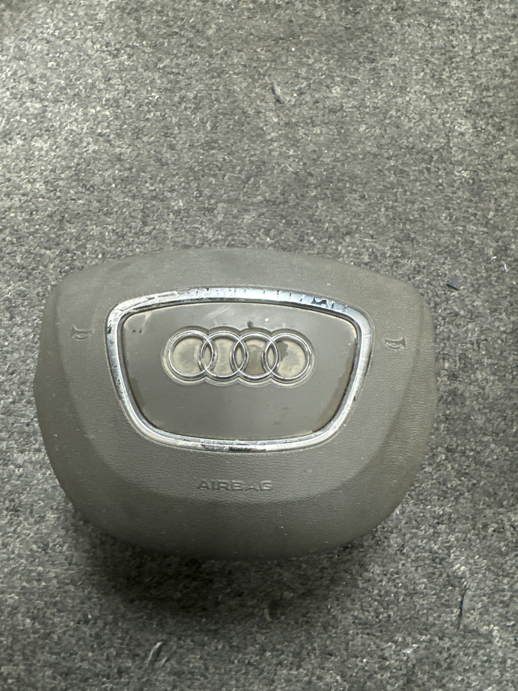 2013-2016 AUDI Q5 DRIVER STEERING WHEEL AIRBAG (GRAY) (P)