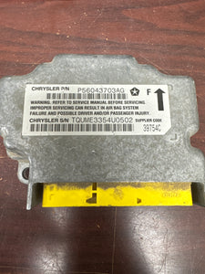 DODGE RAM AIRBAG CONTROL MODULE PN: P56043703AG (P)