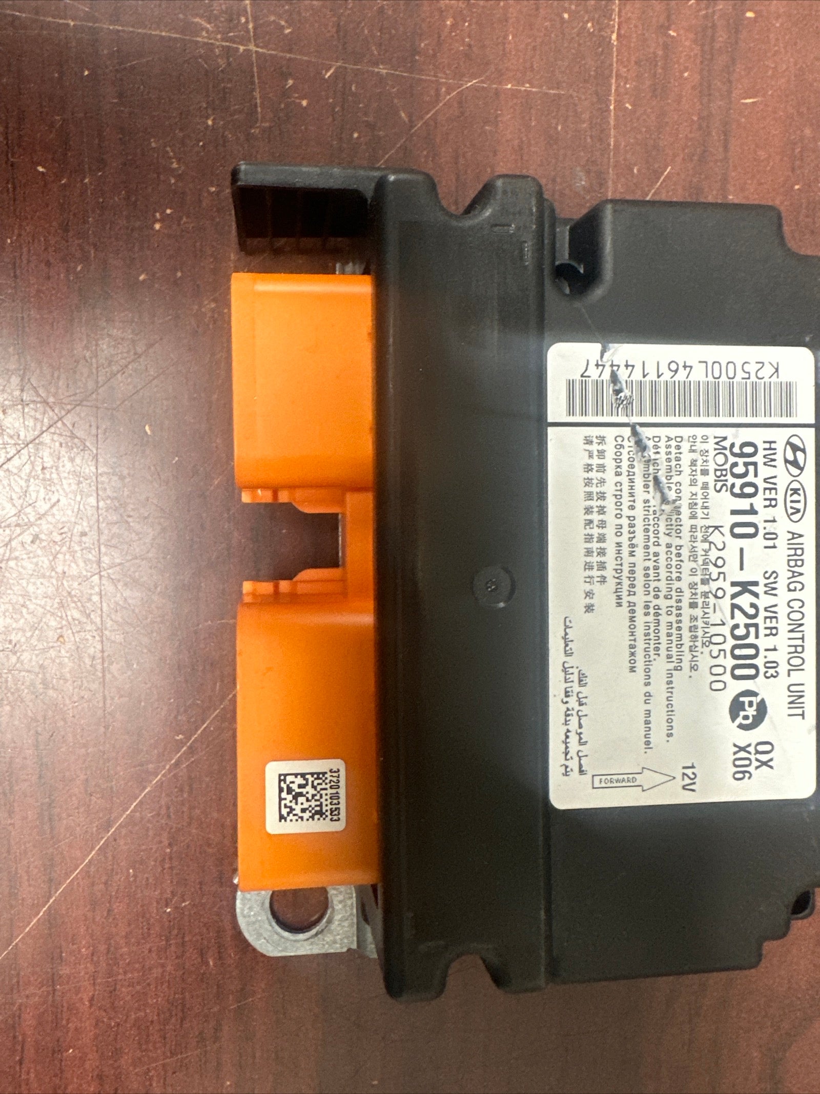 HYUNDAI VENUE SRS CONTROL MODULE UNIT(P) PN: 95910-K2500 – Airbag