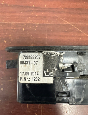 2012-2018 2015 BMW 320I 328I DRIVER WINDOW SWITCH UNIT (P) PN: 728383207