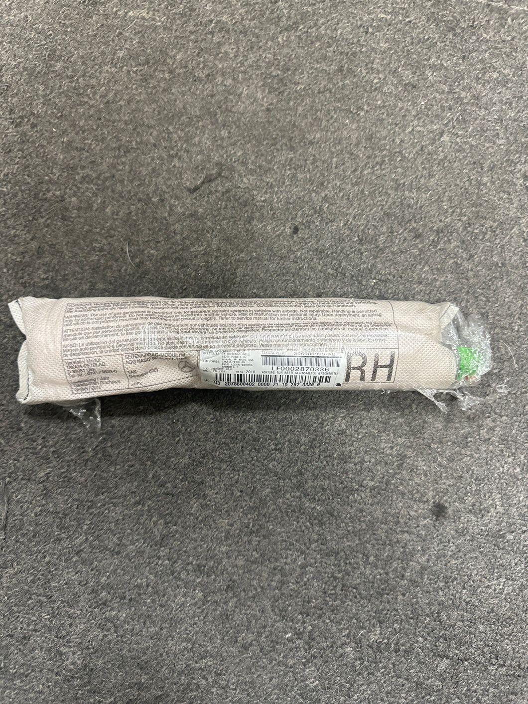 2010-2017 MERCEDES W207 E350 E550 RIGHT PASSENGER SEAT AIRBAG (RH) (P)