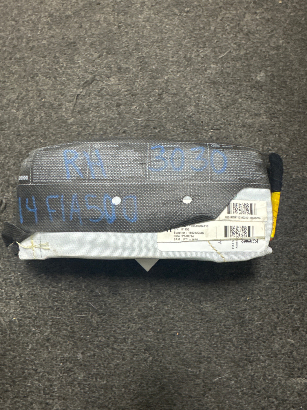 2014-2020 FIAT 500L FRONT RIGHT PASSENGER SEAT AIRBAG (RH) (P)