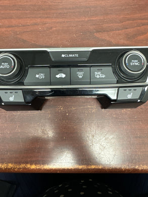 2017-2018 HONDA CIVIC AC HEATER CLIMATE TEMPERATURE CONTROL (P)