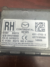 Load image into Gallery viewer, MAZDA CX-5 REAR RIGHT BLIND SPOT RADAR SENSOR (RH) (P) PN: KD31-67Y30-A