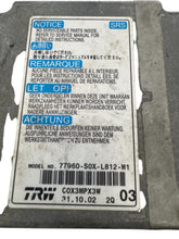 Load image into Gallery viewer, HONDA ODYSSEY AIRBAG CONTROL MODULE PN: 77960-S0X-L812-M1 (P)