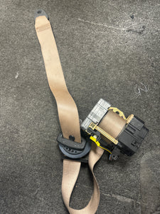 2000-2002 MERCEDES W220 SCLASS FRONT LEFT DRIVER SEATBELT (LH) (P) TAN