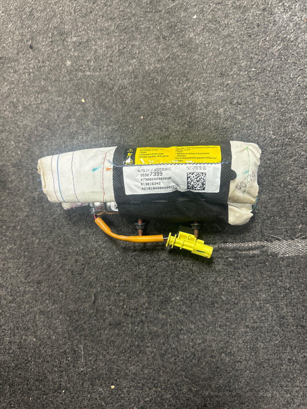 2013-2019 BUICK ENCORE REAR PASSENGER SEAT AIRBAG (RH) (P)