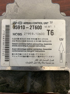 KIA OPTIMA AIRBAG CONTROL MODULE P/N 959102T600 (P)
