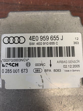 Load image into Gallery viewer, Audi A8 AIRBAG CONTROL MODULE PN: 4E0 959 655 J (P)