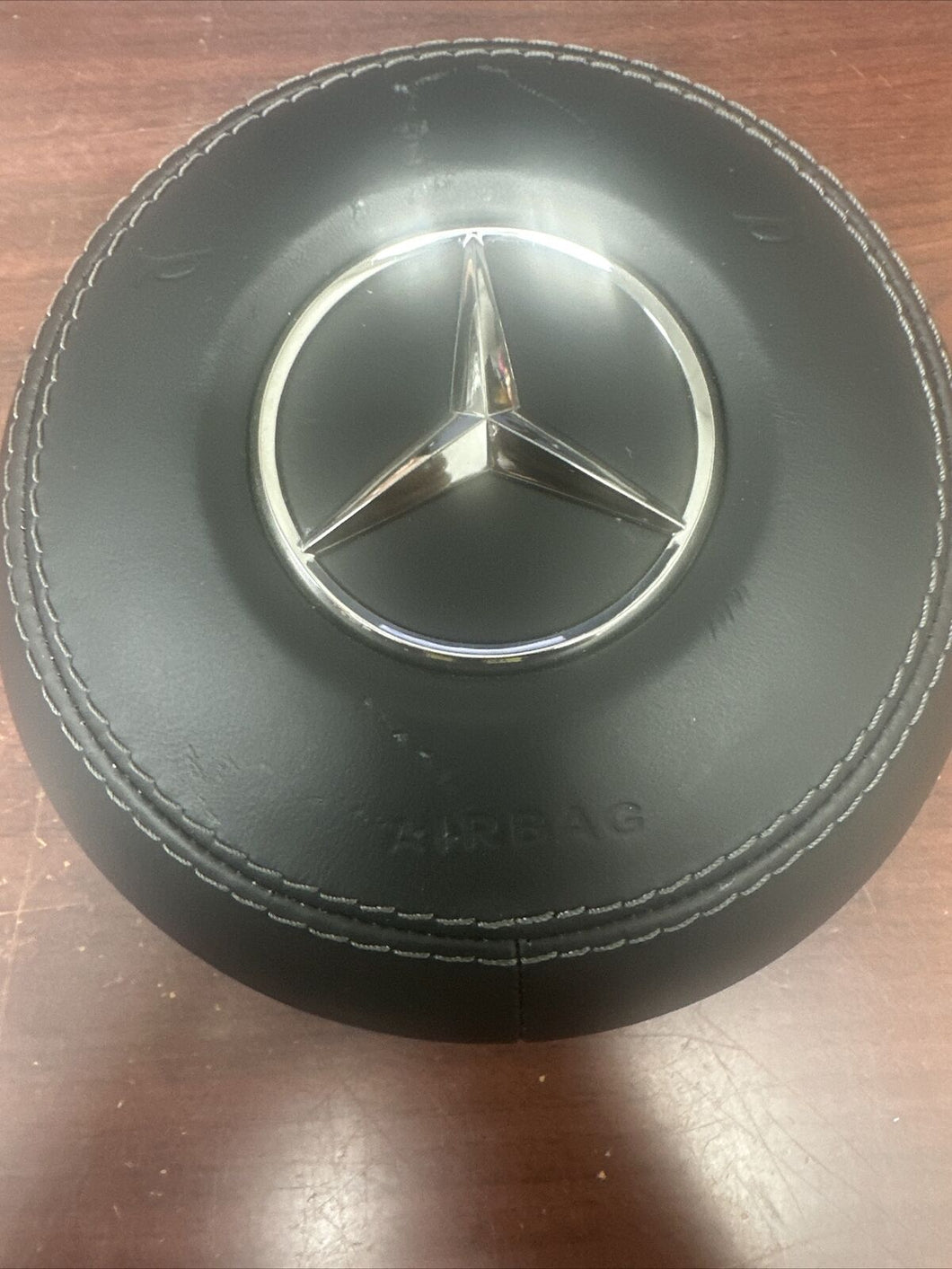 2018-2020 MERCEDES S560 S600 FRONT DRIVER STEERING WHEEL AIRBAG LEATHER (P)