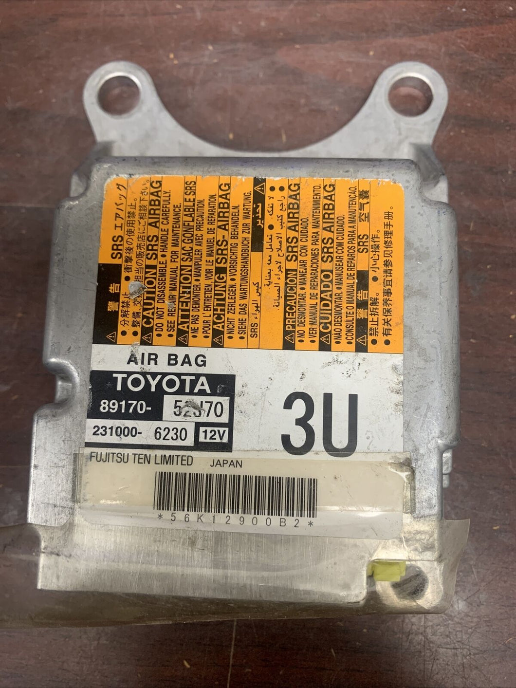 TOYOTA PRIUS AIRBAG CONTROL MODULE P/N 8917052J70 (P)