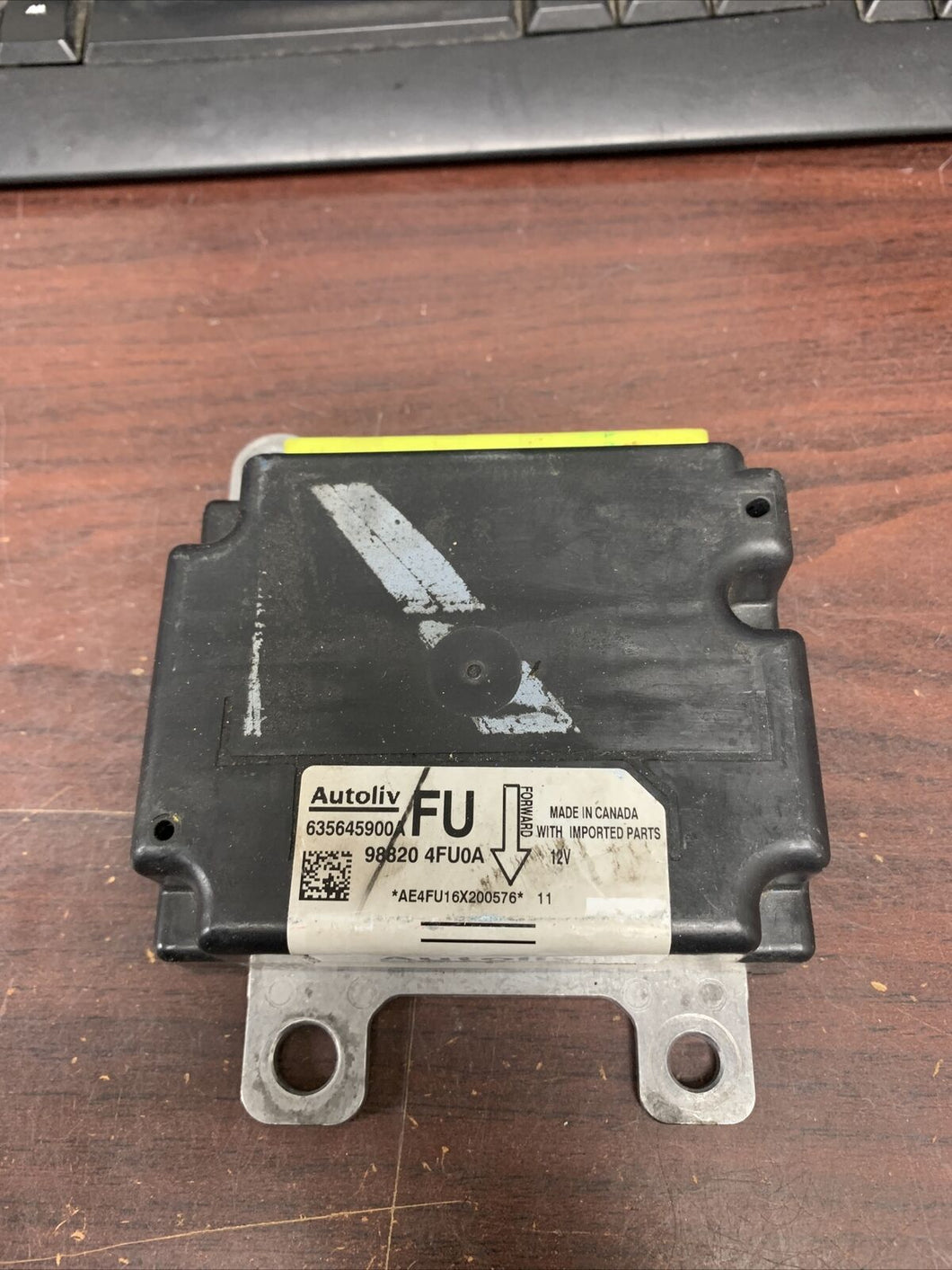 NISSAN SENTRA AIRBAG CONTROL MODULE P/N 988204FU0A (P)