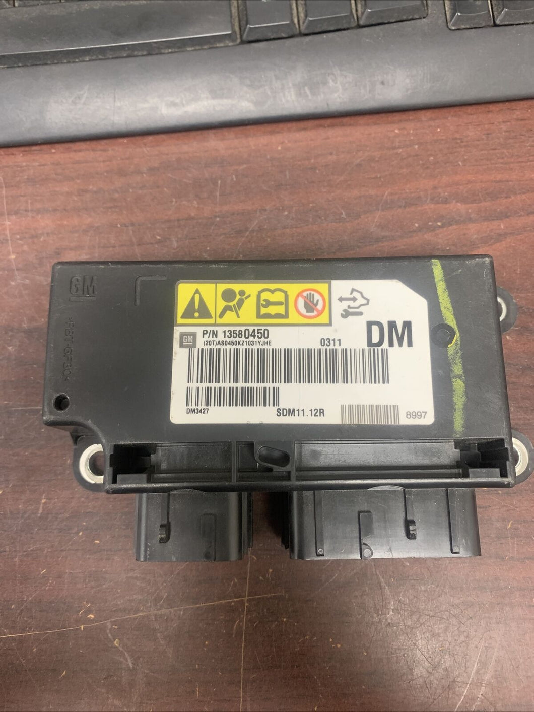 CADILLAC CTS, STS AIRBAG CONTROL MODULE PN: 13580450 (P)
