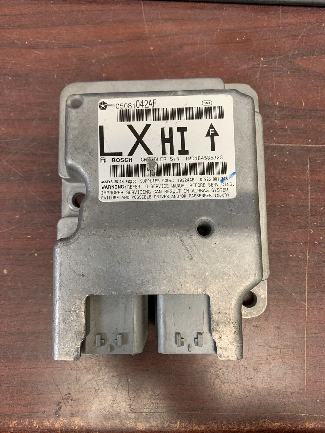 CHRYSLER 300 AIRBAG CONTROL MODULE P/N 05081042AF (P)