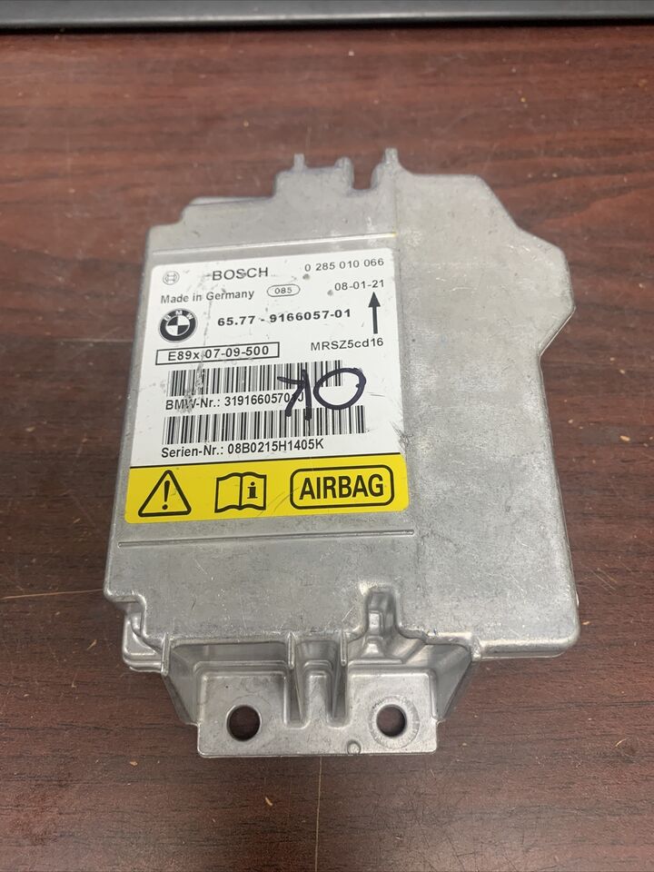 BMW 3 SERIES AIRBAG CONTROL MODULE P/N 6577916605701 (P)