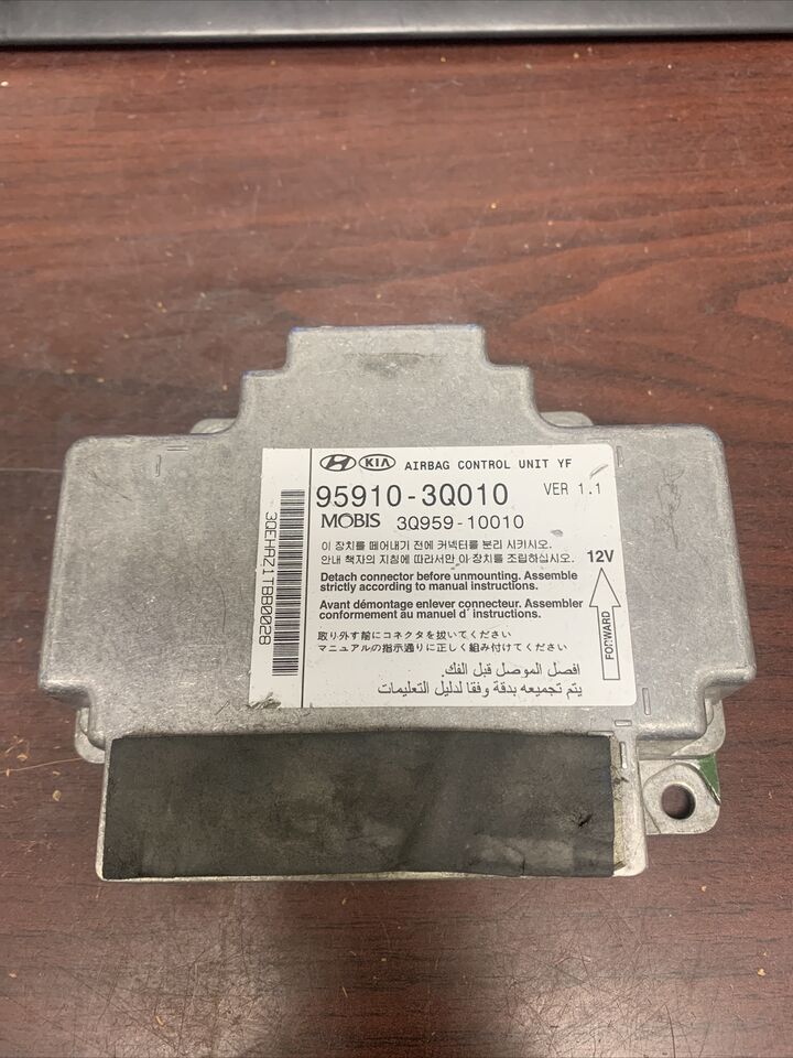 HYUNDAI SONATA AIRBAG CONTROL MODULE P/N 95910-3Q010 (P)