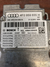 Load image into Gallery viewer, AUDI A6 AIRBAG CONTROL MODULE P/N 4F0959655H (P)