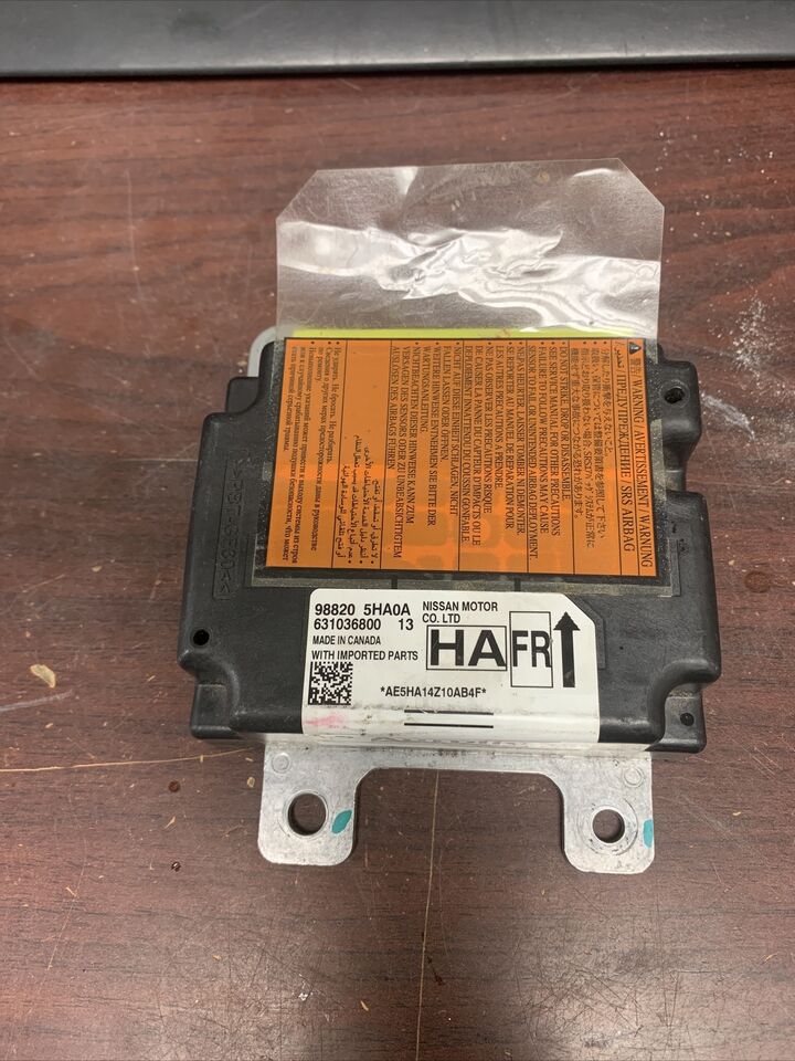 NISSAN ROUGE AIRBAG CONTROL MODULE P/N 988205HA0A (P)