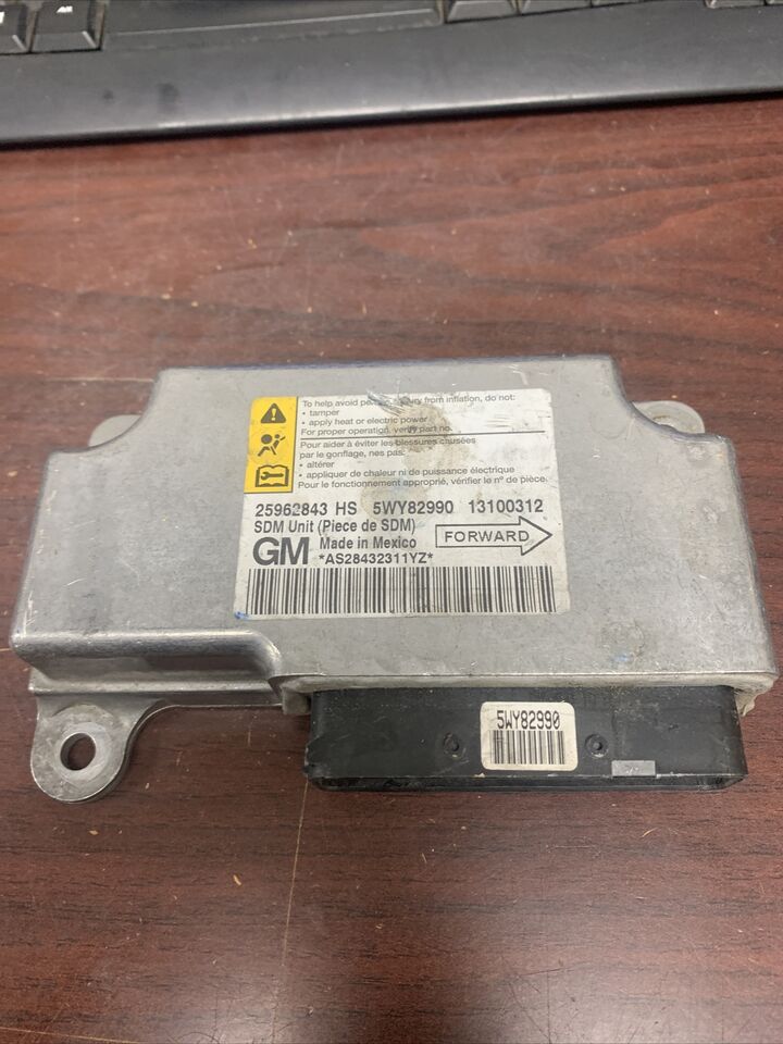CHEVROLET HHR AIRBAG CONTROL MODULE PN: 25962843 (P)